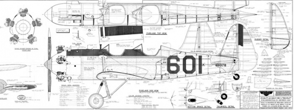 Ryan PT-22 (Navy NR-1) Bauplan